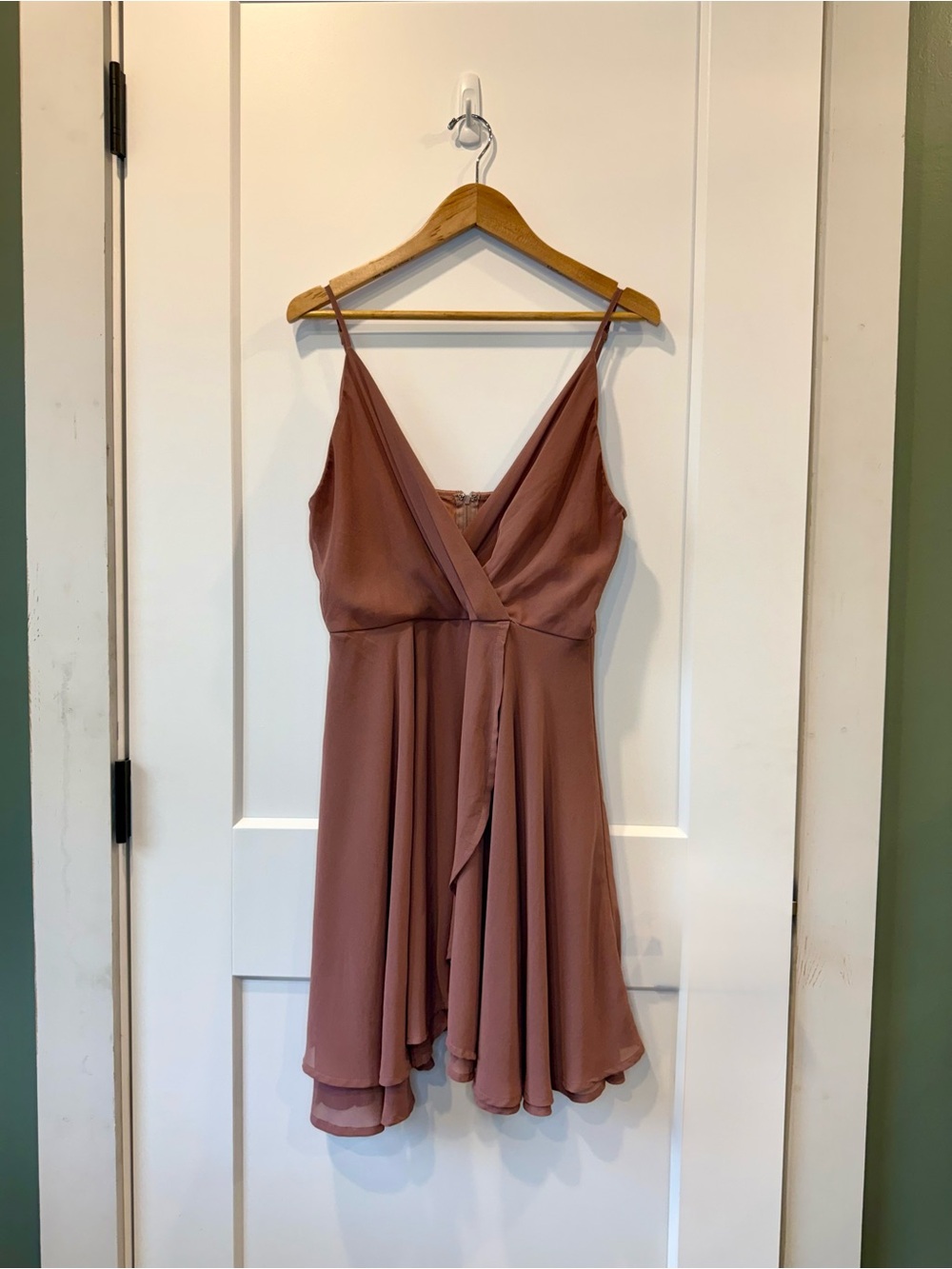 Windsor Dusty Rose Spaghetti Strap Mini Dress